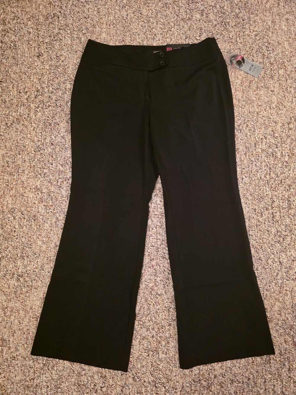 Apt. 9 Black Boot Cut Dress Pants